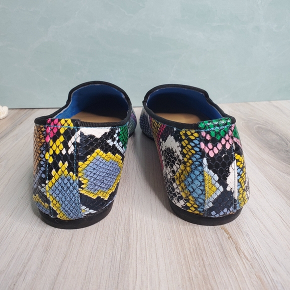 New! Multi Snake Pointy Toe Flats - Picture 8 of 8
